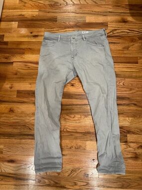 Ag Adriano Goldschmied Light Gray Modern Slim Jeans